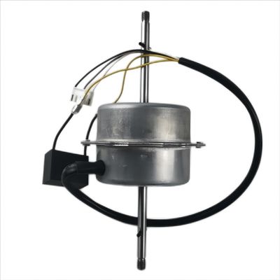 Motor Induksi AC Fase Tunggal Poros Ganda 30W 220V 60HZ HVAC YDK 80mm Untuk Kipas Ventilasi