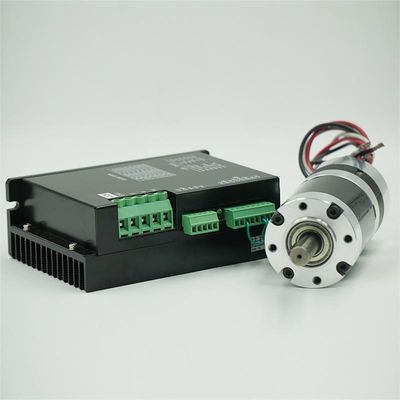 56JBX DC24v 20-100W Brushless Geared Motor Dengan Planetary Gearbox Untuk Peralatan Kontrol Presisi
