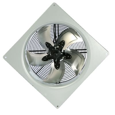 50hz Industrial Axial Flow Fans 3 Phase 380V 750mm Untuk Unit Sekrup Pendingin Udara AC Pusat
