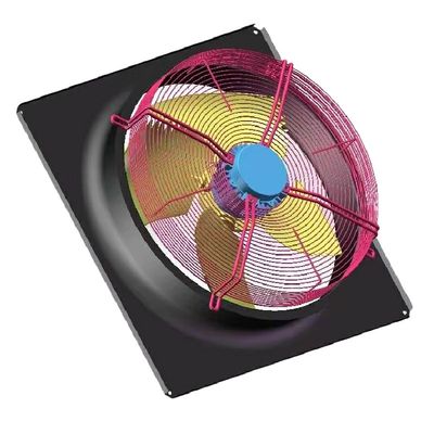 3 Phase 900mm Compact Axial Flow Fan 380V Untuk Unit Atap AC