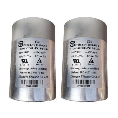 50 60hz AC Kapasitor Motor Listrik 450vac 1/40/70/21uf Cbb61 Untuk Kipas