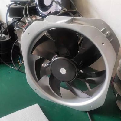 24V Aluminium External Rotor Fan Untuk Pembuangan Panas Air Conditioning Presisi